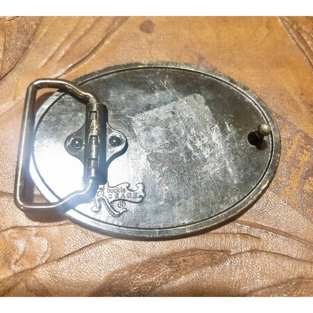 Western Outdoors Gold Deer Belt Buckle